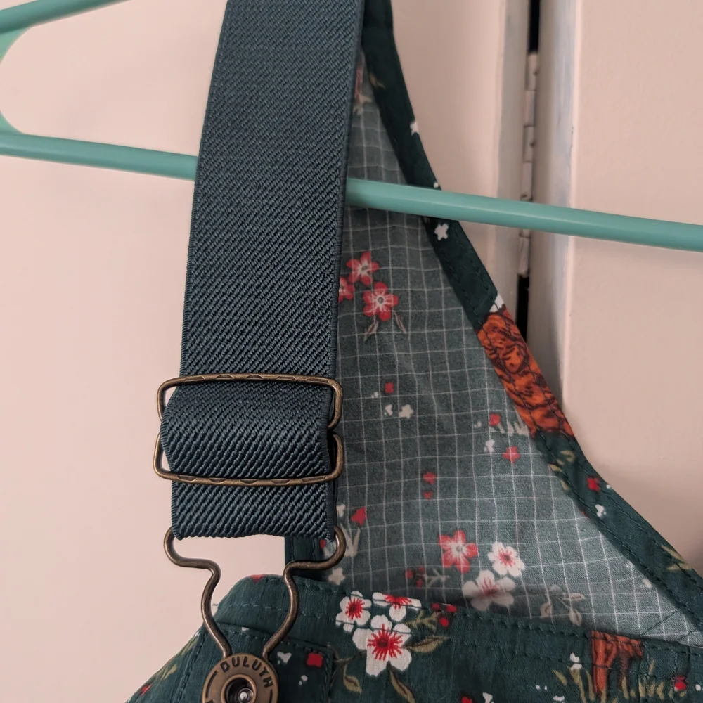 Floral Green Women's Jumpsuit - Picture 4 of 7